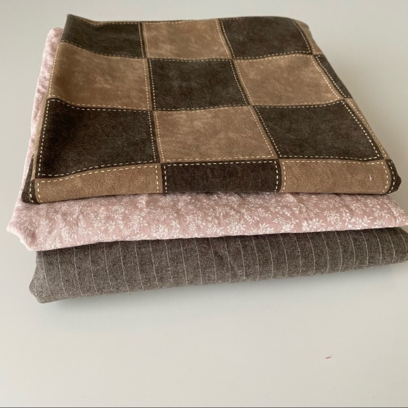 Misc Fabrics, 5 pounds, brown/black/floral colorway - Picture 4 of 8